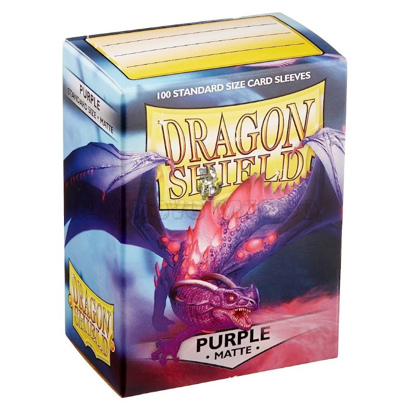PROTECTIVE SLEEVES - Matte Purple - Standard Sleeves (Dragon Shield)