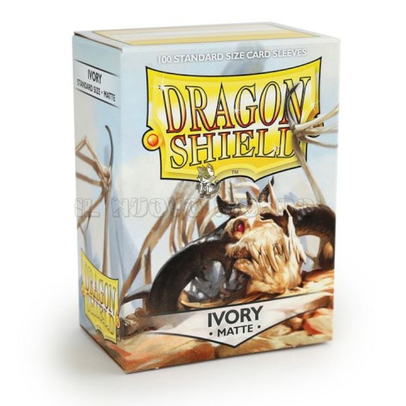 PROTECTIVE SLEEVES - Matte Ivory - Standard Sleeves (Dragon Shield)