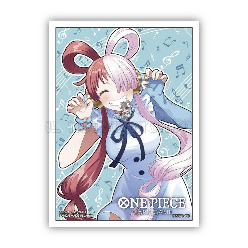 ONE PIECE CARD GAME PROTECTIVE SLEEVES - x70 Official Sleeves 2023 Uta - Standard Size
