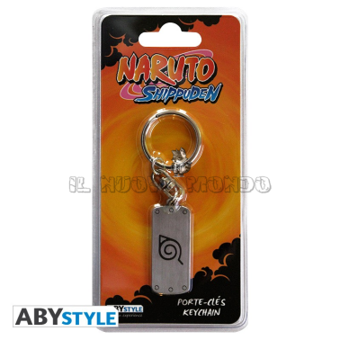 NARUTO SHIPPUUDEN - Konoha Crest Front Cover - Keychain (AbyStyle)