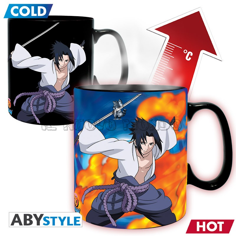 NARUTO SHIPPUDEN - Naruto Uzumaki & Sasuke Uchiha - Tazza Termosensibile (AbyStyle)