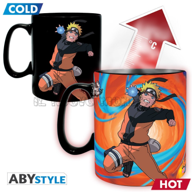 NARUTO SHIPPUDEN - Naruto Uzumaki & Sasuke Uchiha - Thermosensitive Mug (AbyStyle)