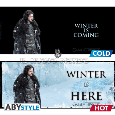 GAME OF THRONES - Winter Has Come - Heat Sensitive Mug (AbyStyle)