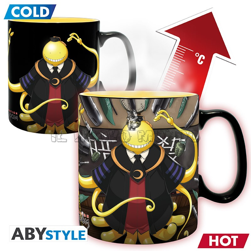 ASSASSINATION CLASSROOM - Koro-Sensei & Class - Thermosensitive Mug (AbyStyle)