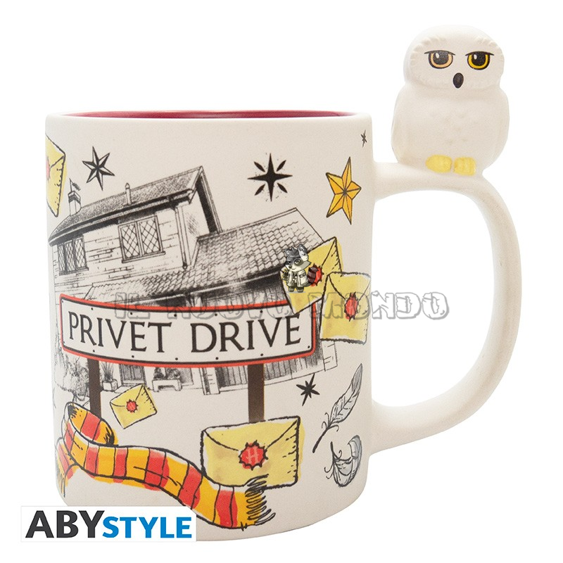 HARRY POTTER - Hedwig & Ligusterweg - Tasse mit 3D-Griff (AbyStyle)