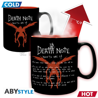 DEATH NOTE - Kira & Ryuk - Thermosensible Tasse (AbyStyle)