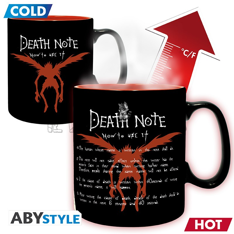 DEATH NOTE - Kira & Ryuk - Heat Sensitive Mug (AbyStyle)