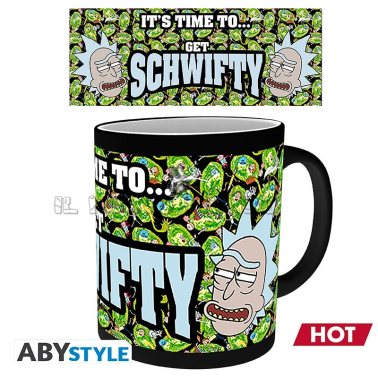 RICK AND MORTY - Get Schwifty - Thermosensible Tasse (AbyStyle)