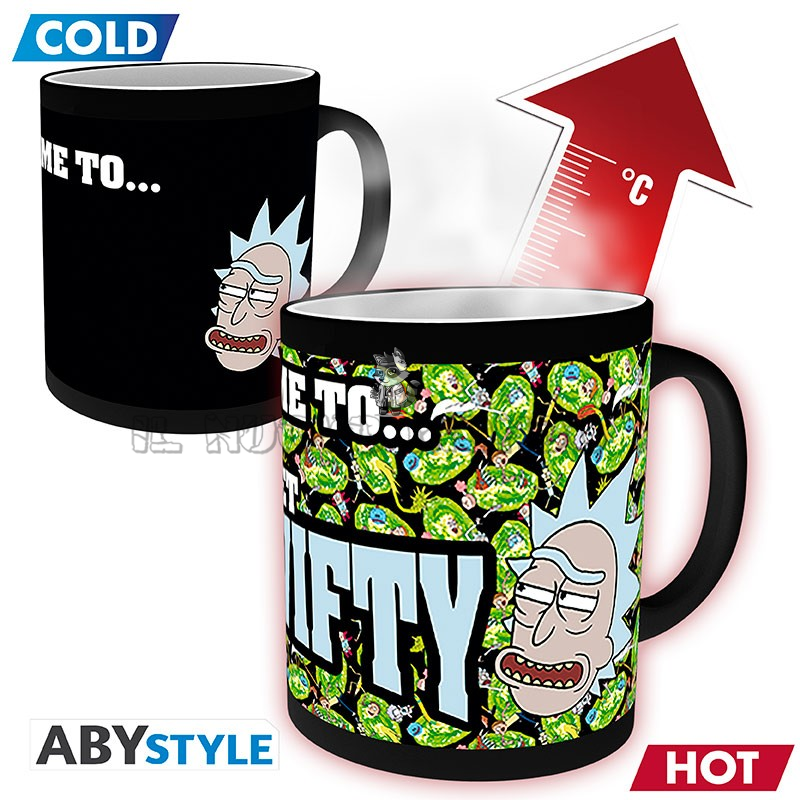 RICK AND MORTY - Get Schwifty - Tazza Termosensibile (AbyStyle)