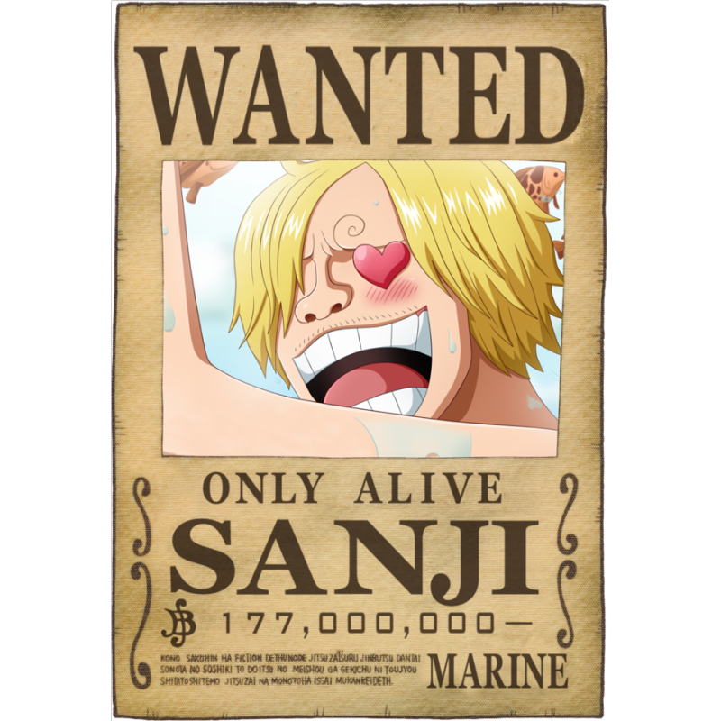 ONE PIECE - Wanted Sanji