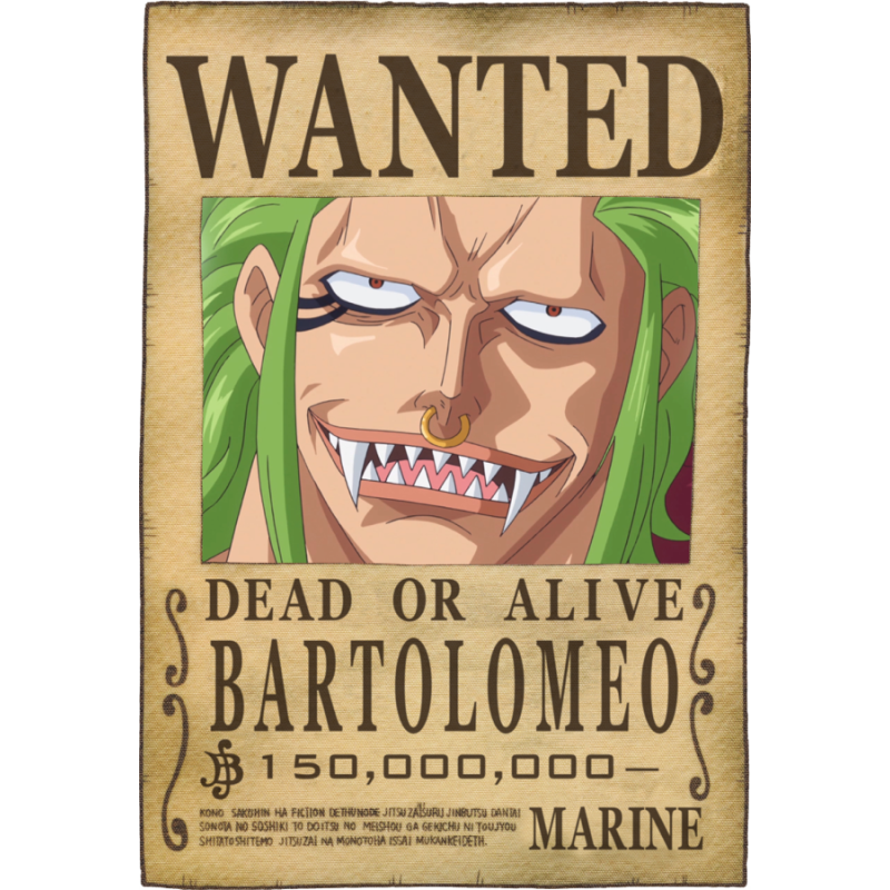 ONE PIECE - Gesucht: Bartolomeo