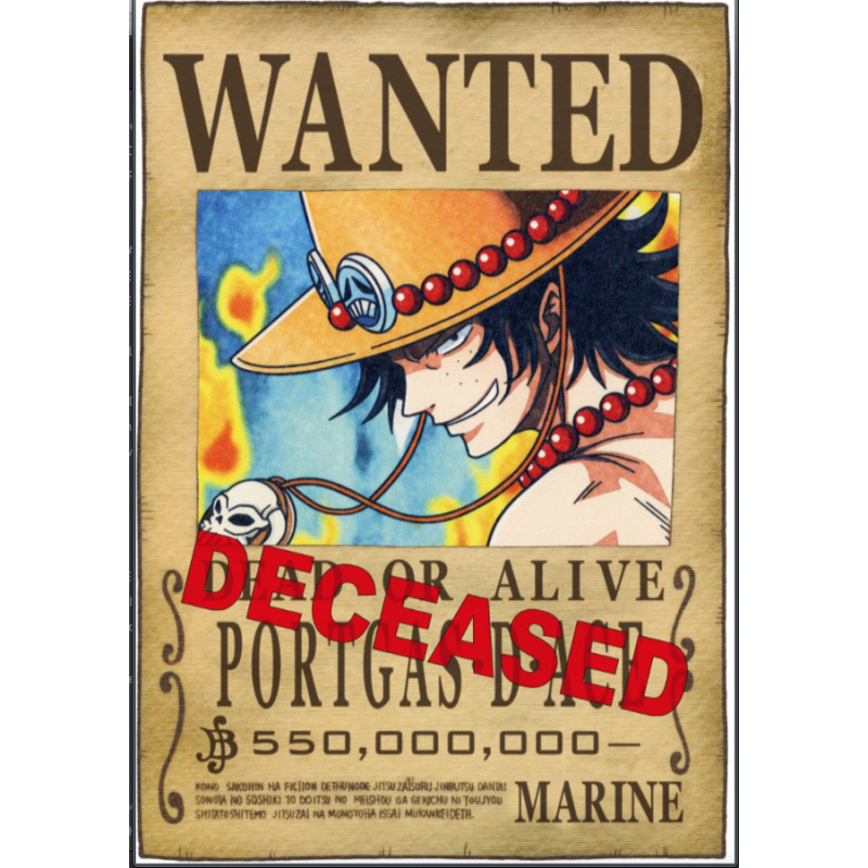 ONE PIECE - Gesucht: Portgas D. Ace