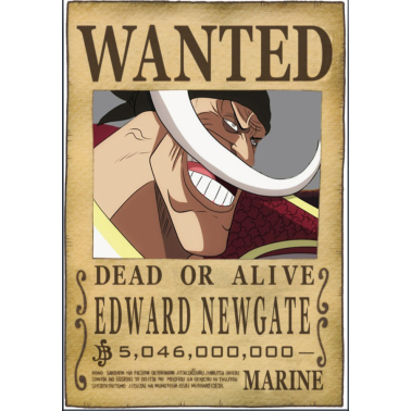 ONE PIECE - Gesucht: Edward Newgate
