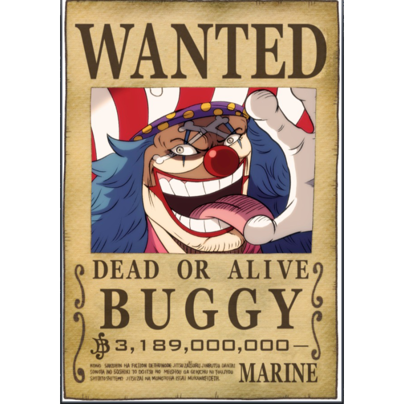 ONE PIECE - Gesuchter Buggy