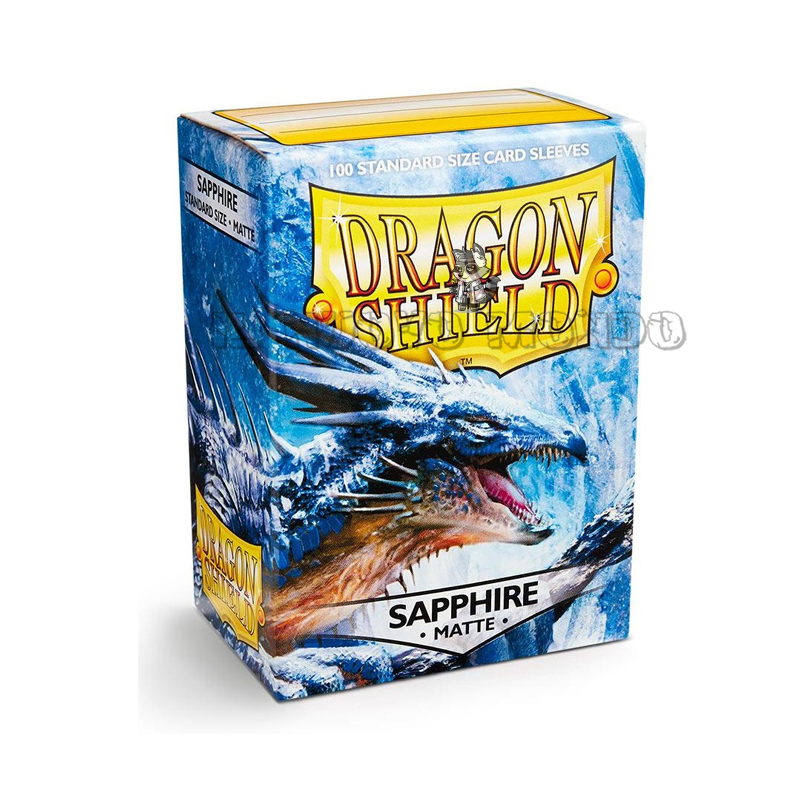 PROTECTIVE SLEEVES - Matte Sapphire - Standard Sleeves (Dragon Shield)