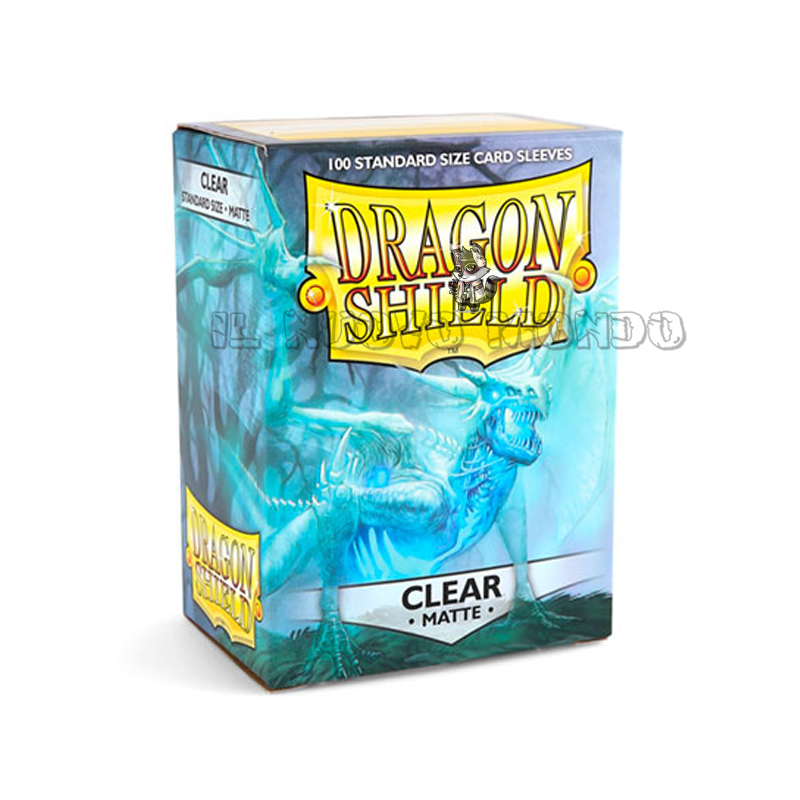 PROTECTIVE SLEEVES - Matte Clear - Standard Sleeves (Dragon Shield)