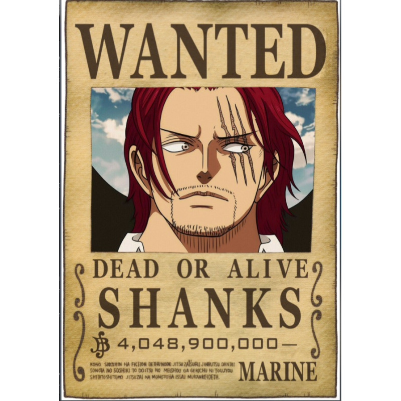 ONE PIECE - Gesucht Shanks