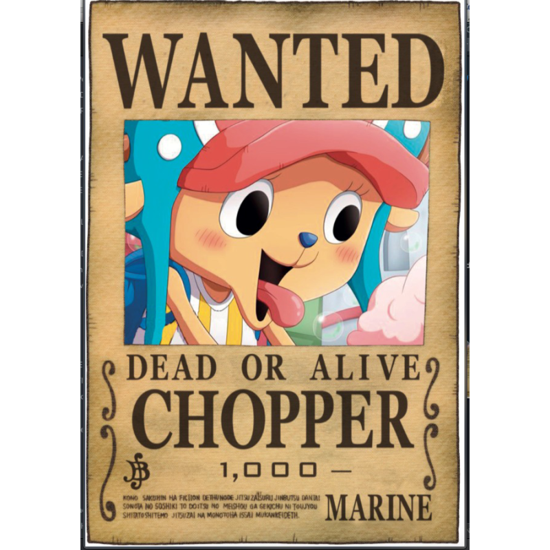 ONE PIECE - Gesuchter Chopper Wano