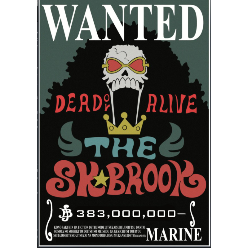 ONE PIECE - Wanted Brook Wano