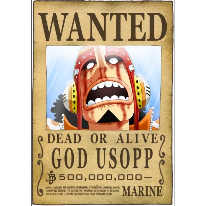 ONE PIECE - Gesuchter Gott Usopp Wano