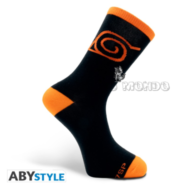 NARUTO SHIPPUDEN - Socken Schwarz & Orange (AbyStyle)