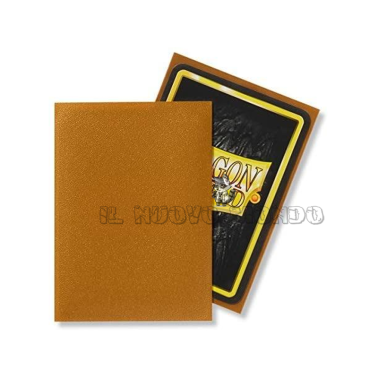 PROTECTIVE SLEEVES - Matte Gold - Standard Sleeves (Dragon Shield)