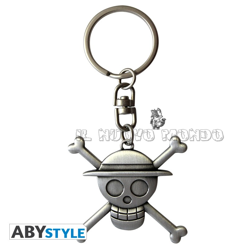 Jolly Roger Straw Hat - One Piece - 3D Keychain (AbyStyle)