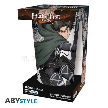 Attack on Titan - Glass - Levi S4 (AbyStyle) | Il Nuovo Mondo Shop