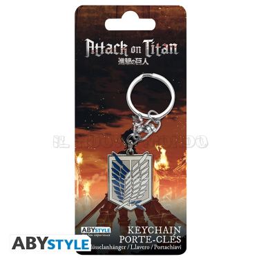 Keychain - Attack on Titan (AbyStyle) | Il Nuovo Mondo Shop