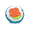 Sushi Maki mit Lachs - Plüschtier (Joy Toy) | Il Nuovo Mondo Shop