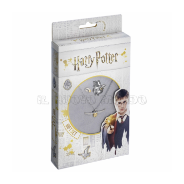 Necklace and Earrings - Golden Snitch | Il Nuovo Mondo Shop
