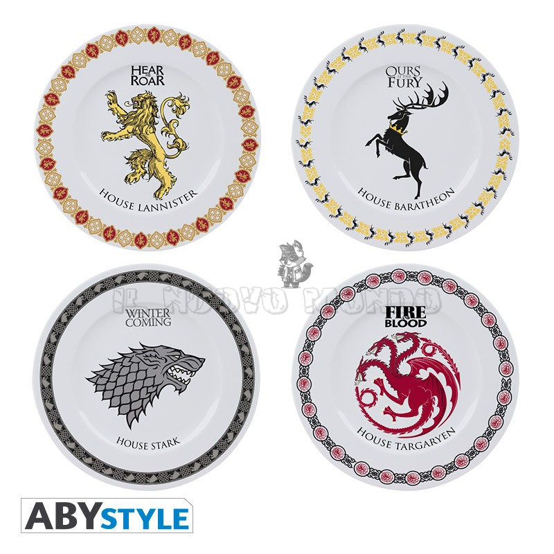 Set Plates - Game of Thrones (AbyStyle) | Il Nuovo Mondo Shop