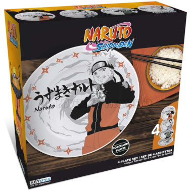 Set Plates - Naruto (AbyStyle) | Il Nuovo Mondo Shop