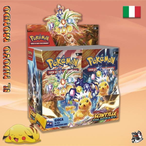 Scarlet and Violet - Flashing Sparks - Pokemon - Box of 36 Packs (ITA) | Il Nuovo Mondo Shop