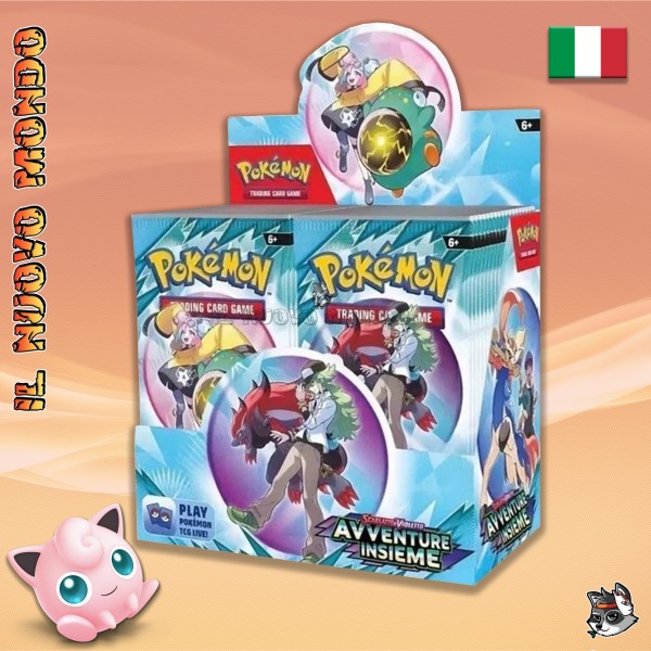 Scarlatto e Violetto - Abenteuer gemeinsam - Pokemon - Box mit 36 Boostern (ITA) | Il Nuovo Mondo Shop