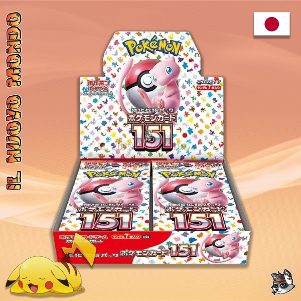 151 - Pokemon - Display mit 20 Boosterpacks (JAP) | Il Nuovo Mondo Shop