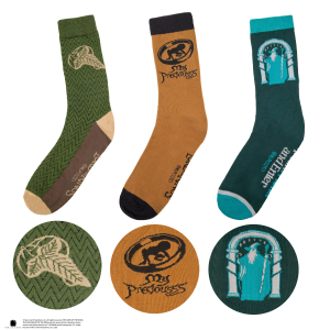 Set 3 Calzini Il Signore degli Anelli Ufficiali | Il Nuovo Mondo Shop