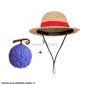Set One Piece Luffy Hat and Gum Gum Fruit | Il Nuovo Mondo Shop
