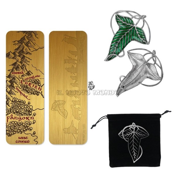 Lórien Brooch and The Lord of the Rings Bookmark | Il Nuovo Mondo Shop