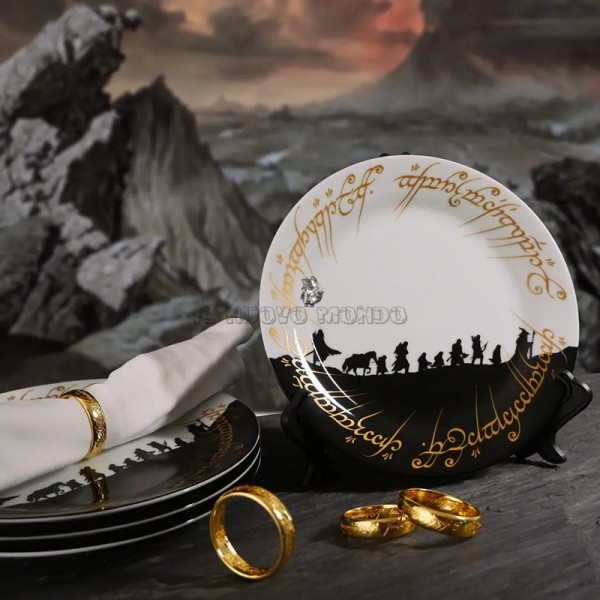 The Lord of the Rings Official Set Plates | Il Nuovo Mondo Shop