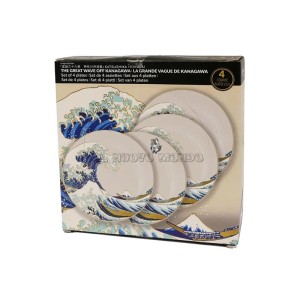 La Grande Onda di Kanagawa Plates – Set 4 | Il Nuovo Mondo Shop
