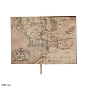 Notebook LOTR Map of Middle-Earth Official | Il Nuovo Mondo Shop