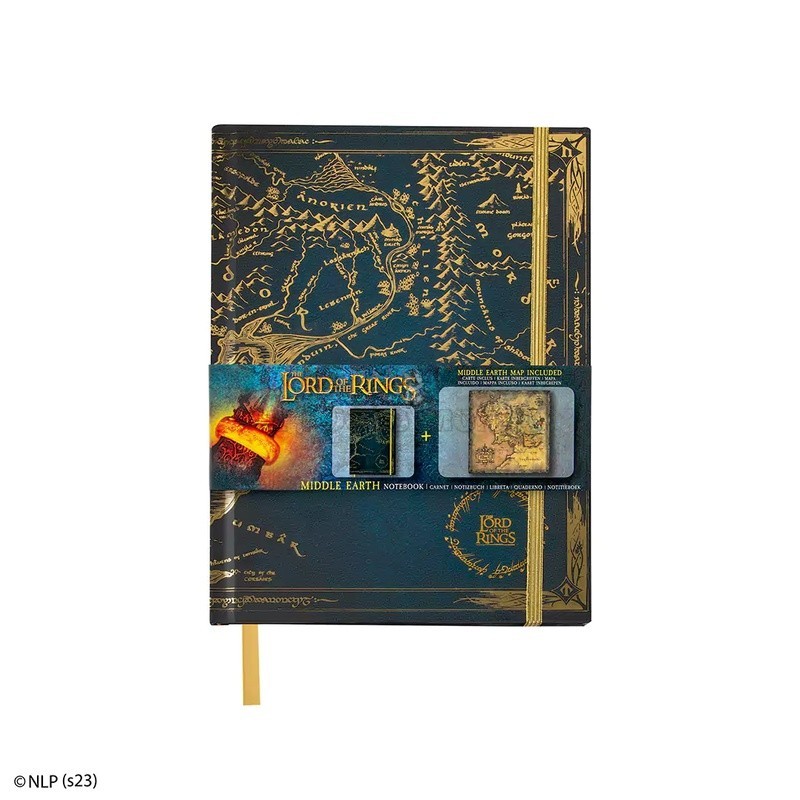 Notebook LOTR Map of Middle-Earth Official | Il Nuovo Mondo Shop