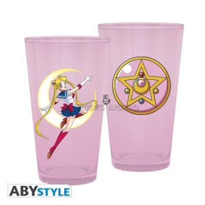 Bicchiere Sailor Moon 400 ml Vetro Ufficiale ABYstyle