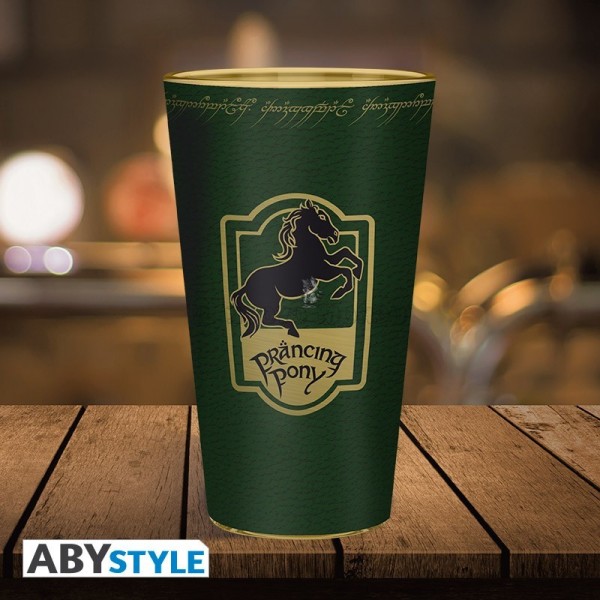 Premium-Glas Prancing Pony Der Herr der Ringe 400 ml ABYstyle