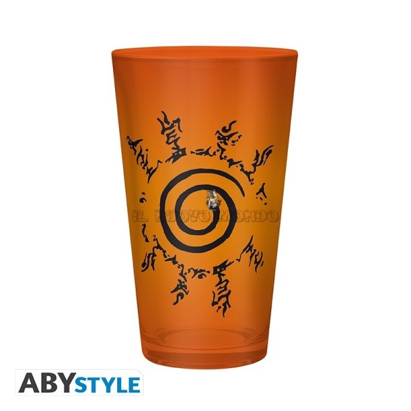 Naruto Konoha Symbol Glass 400 ml Official