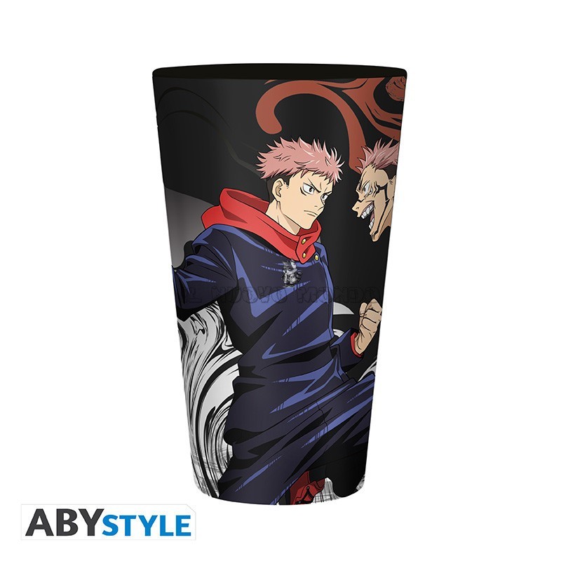 Jujutsu Kaisen Itadori vs Sukuna Glass 400 ml ABYstyle
