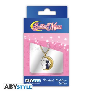 Sailor Moon Cats on the Moon Official ABYstyle Necklace
