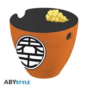 Dragon Ball Goku Symbols Ramen Bowl with Chopsticks