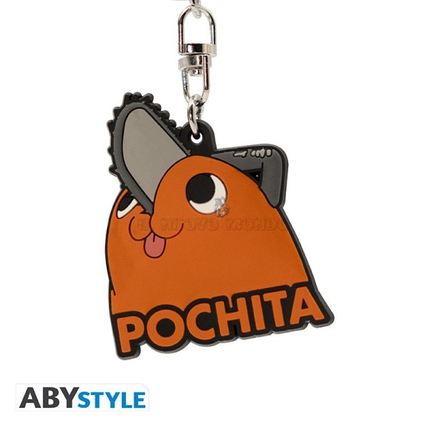 Pochita Chainsaw Man PVC Keychain ABYstyle